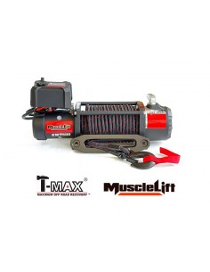 Cabestrante T-MAX Muscle-Lift MW9500 12V de 4305kg cable...