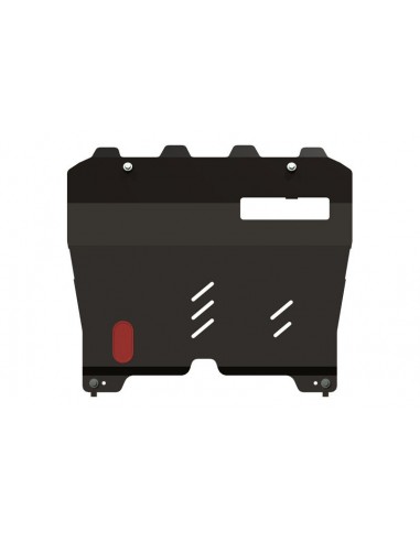 Protección de cárter y caja de cambios en acero 2mm (sólo 2008-2010)